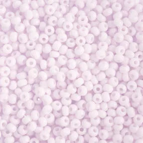 Preciosa Czech Glass, 8/0 Seed Bead, Opaque Natural Pink (1 Tube)