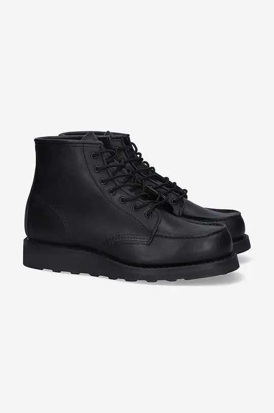 Red Wing leather ankle boots women's black color