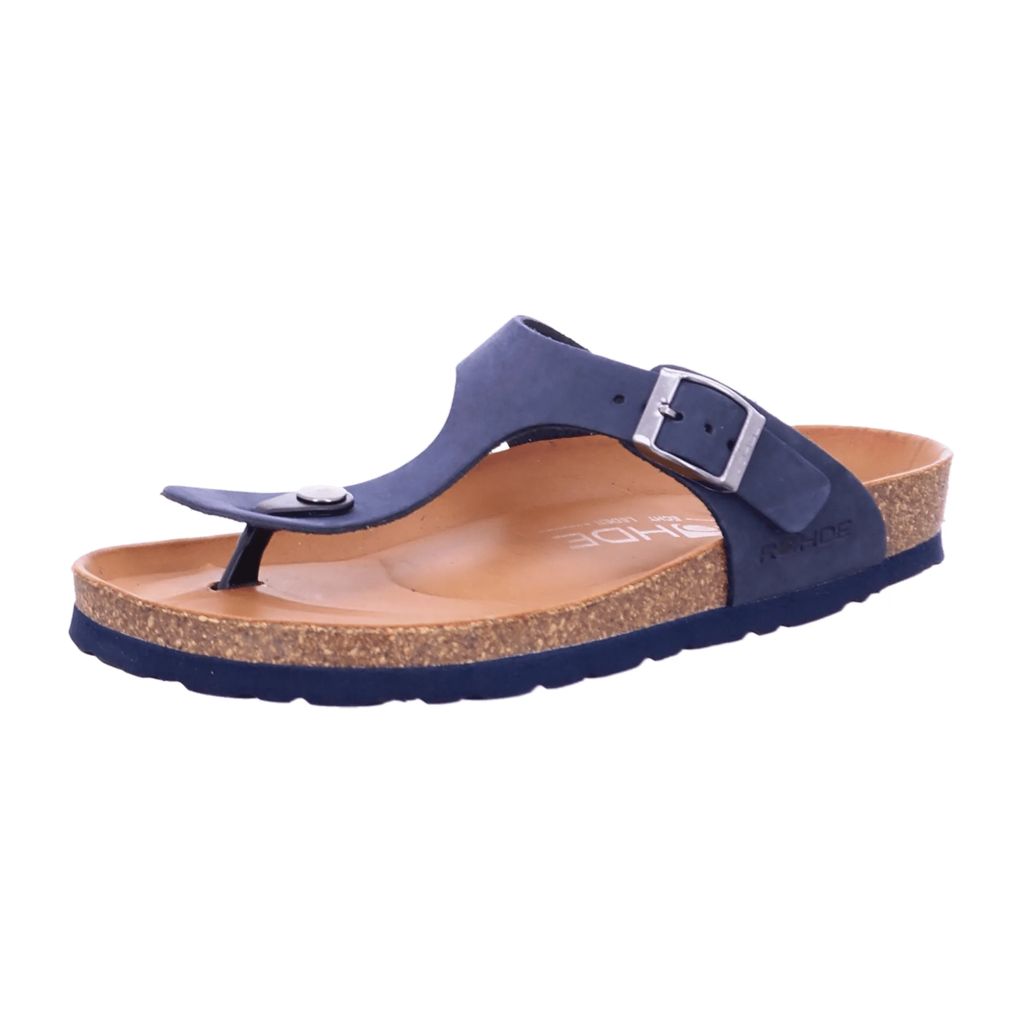 Rohde Alba Women's Blue Leather Sandals Spring Summer Collection