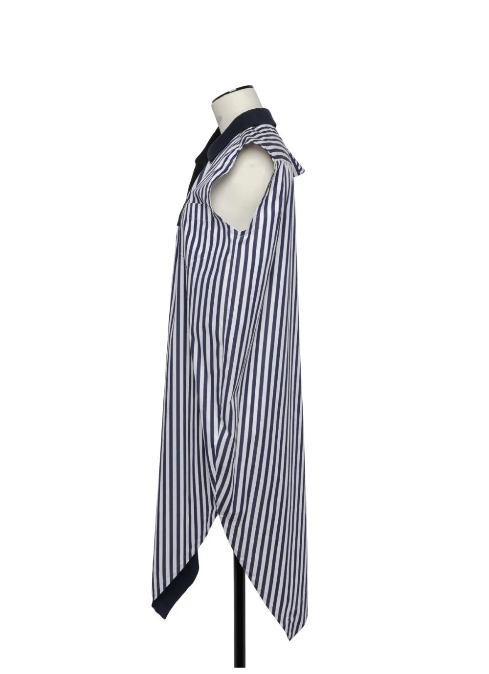 sacai  |Stripes Casual Style Sleeveless Street Style Plain Cotton