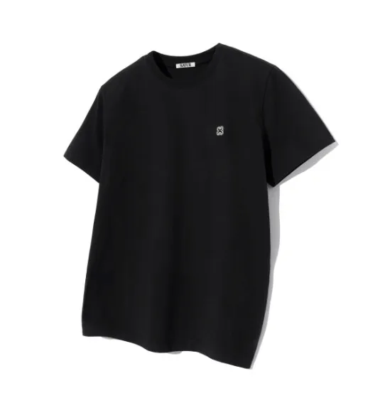 SATUR  |Unisex U-Neck Oversized Logo T-Shirts