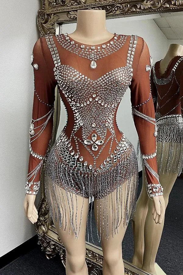 Serilda Rhinestone Bodysuit