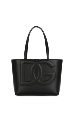 Small DG Logo Shopper - Black