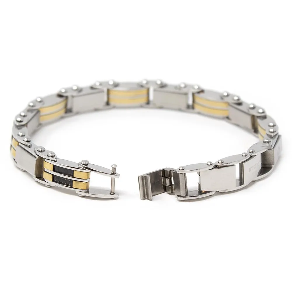 Stainless Steel Ion Plated Gold Bracelet