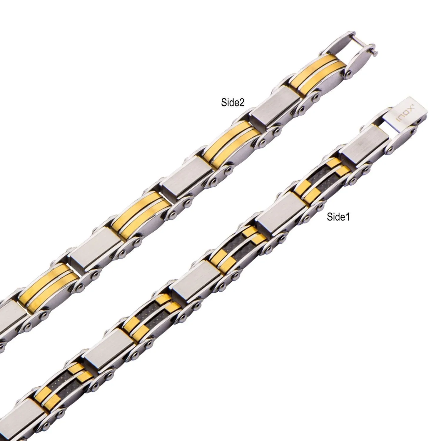 Stainless Steel Ion Plated Gold Bracelet