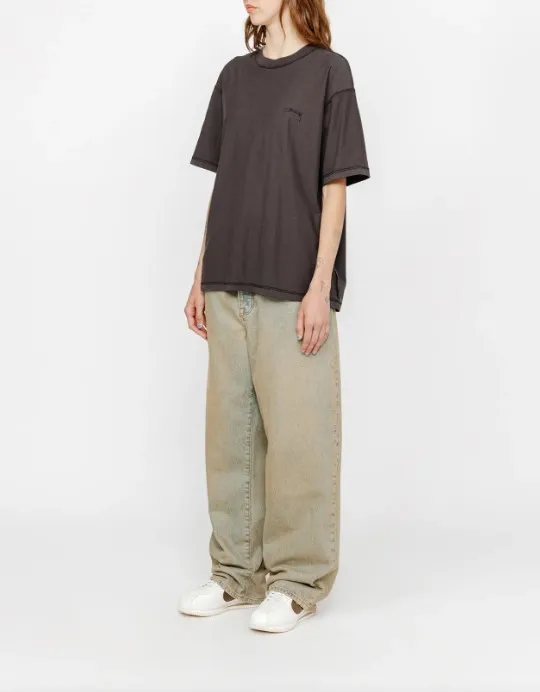 STUSSY  |Unisex Street Style Plain Cotton Short Sleeves Oversized