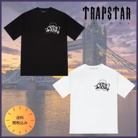 Trapstar London  |Unisex Street Style Cotton Short Sleeves Oversized T-Shirts