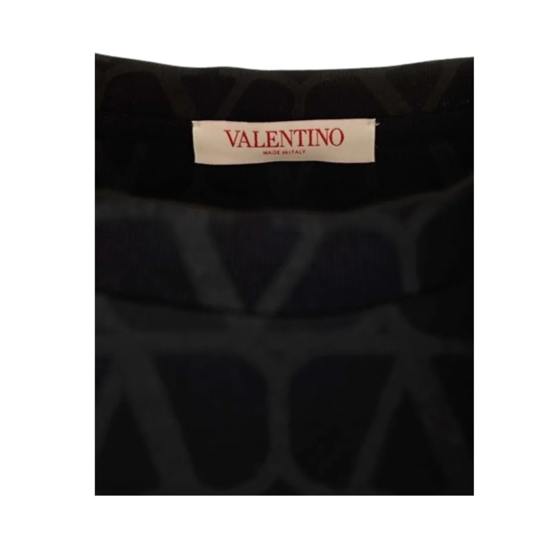 VALENTINO  |Crew Neck Cotton Short Sleeves Oversized Logo Luxury