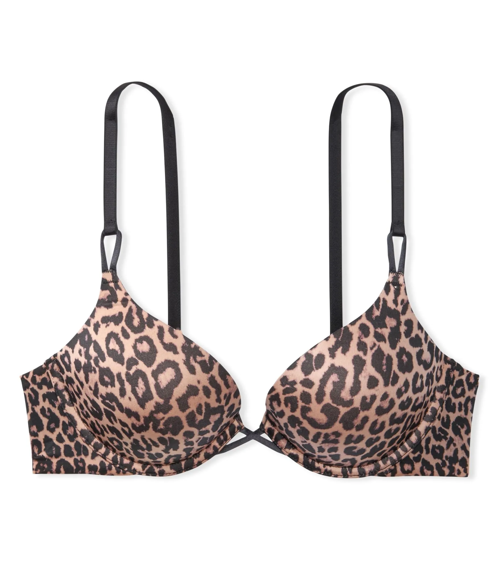 Victoria's Secret Bombshell Sexy Strap Push Up Bra, Add 2 Cups, Plunge Neckline, Bras for Women, Very Sexy Collection, Animal (3