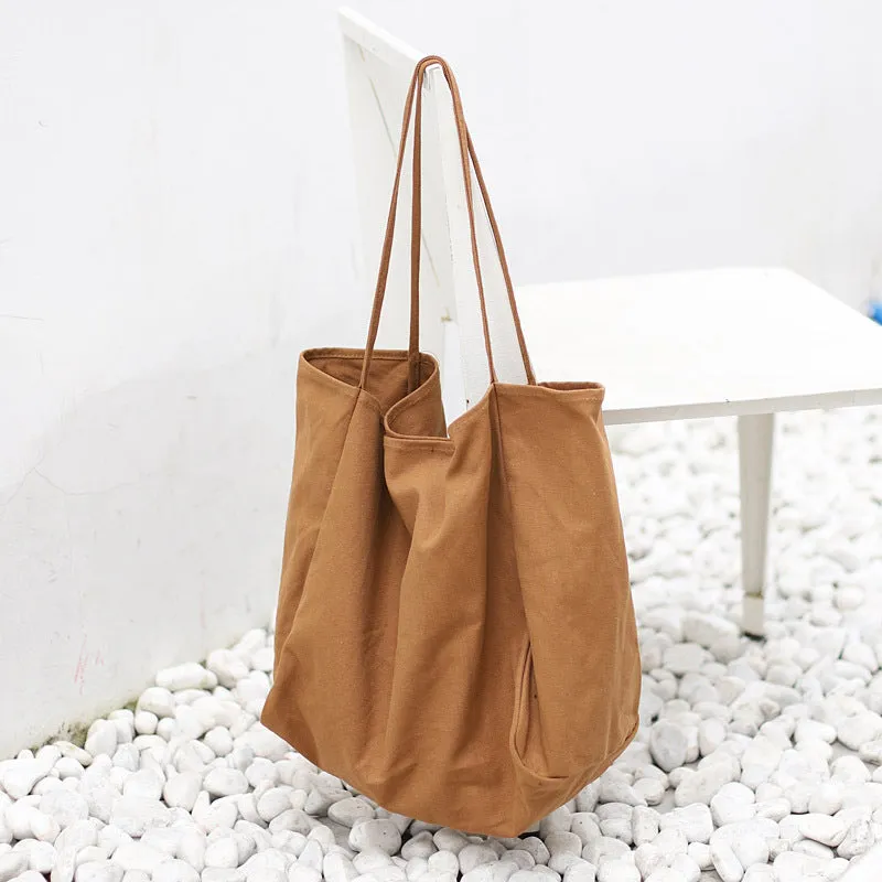 Women Handbags High Capacity Shoulder Bags For Shopping Canvas Totes