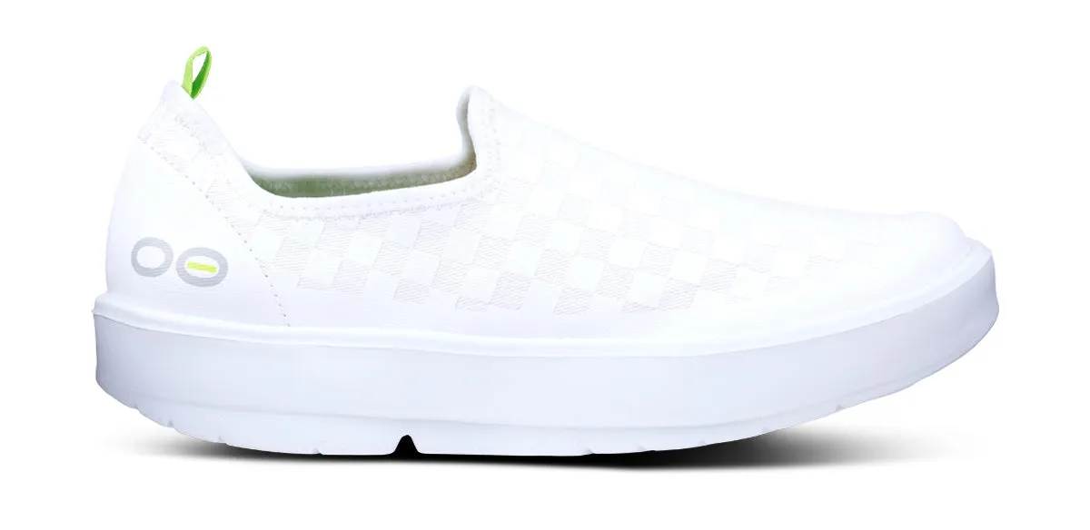 Women's OOmg eeZee Low Shoe - White Checker