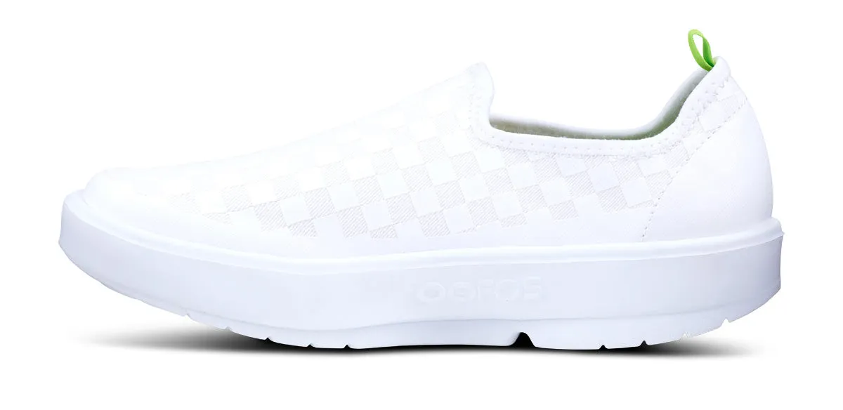 Women's OOmg eeZee Low Shoe - White Checker