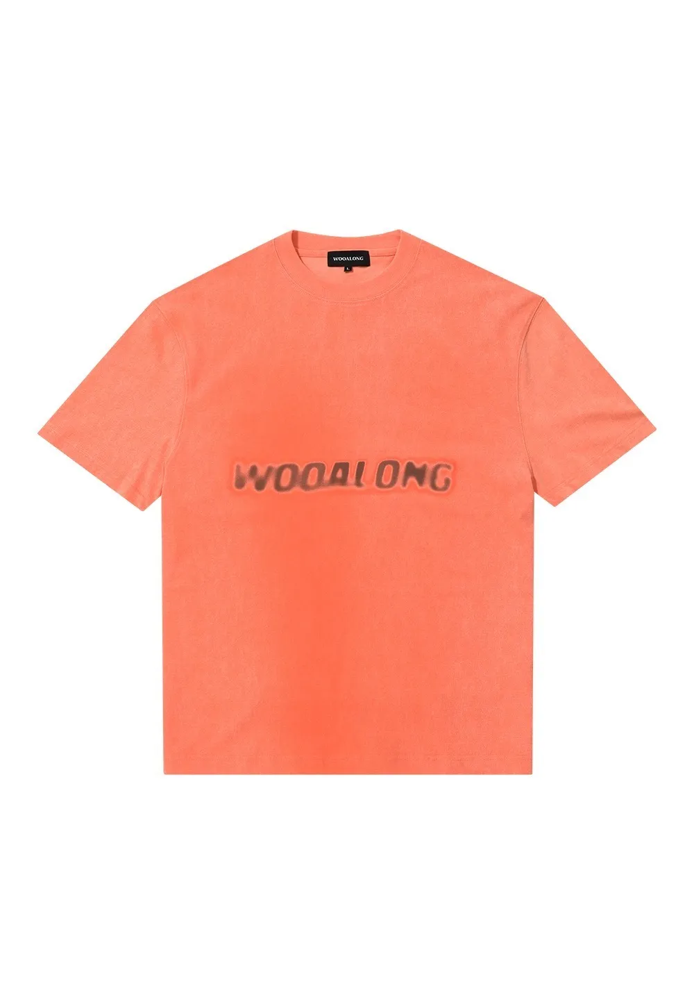 WOOALONG  |Unisex Street Style U-Neck Cotton Short Sleeves Oversized