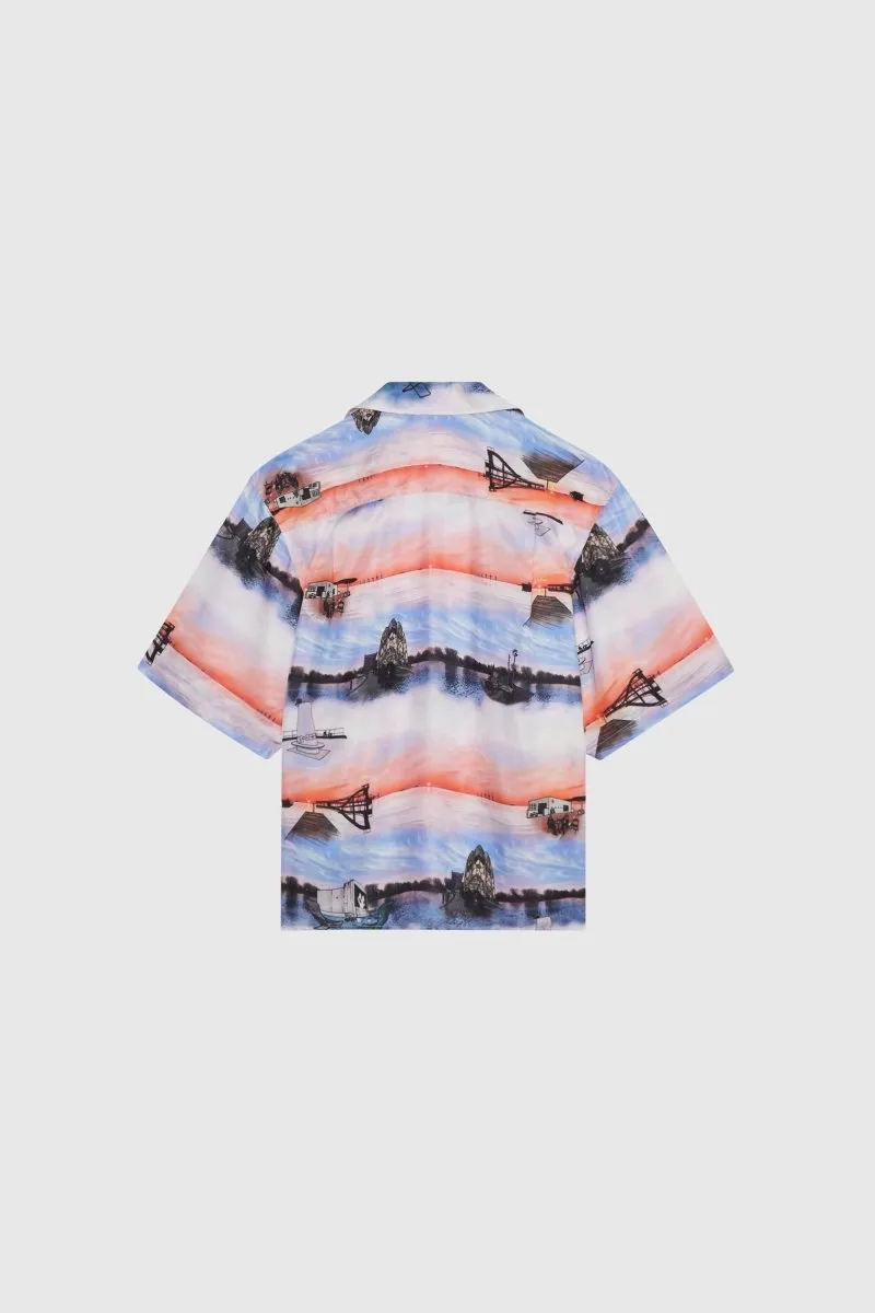 Wood Wood Charlie Reversible Shirt Holiday Print