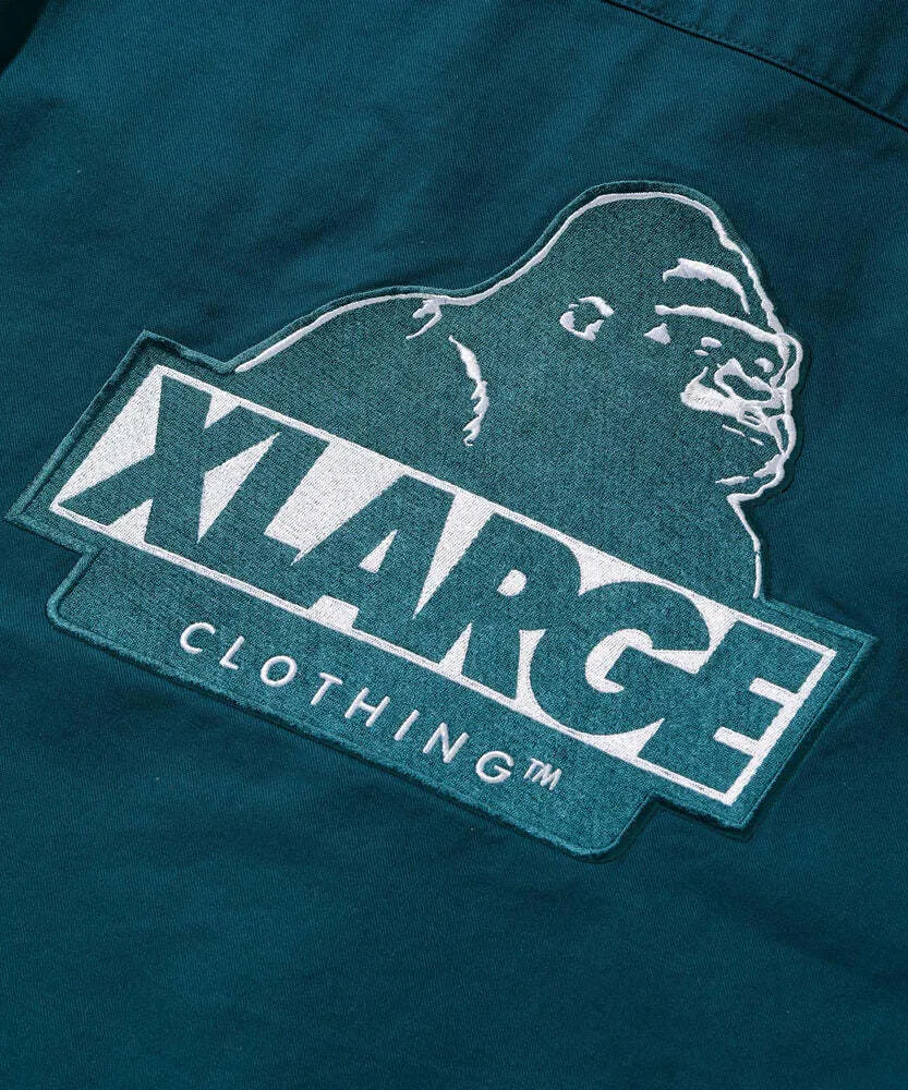 X-Large  |Unisex Street Style Plain Oversized Logo Shirts