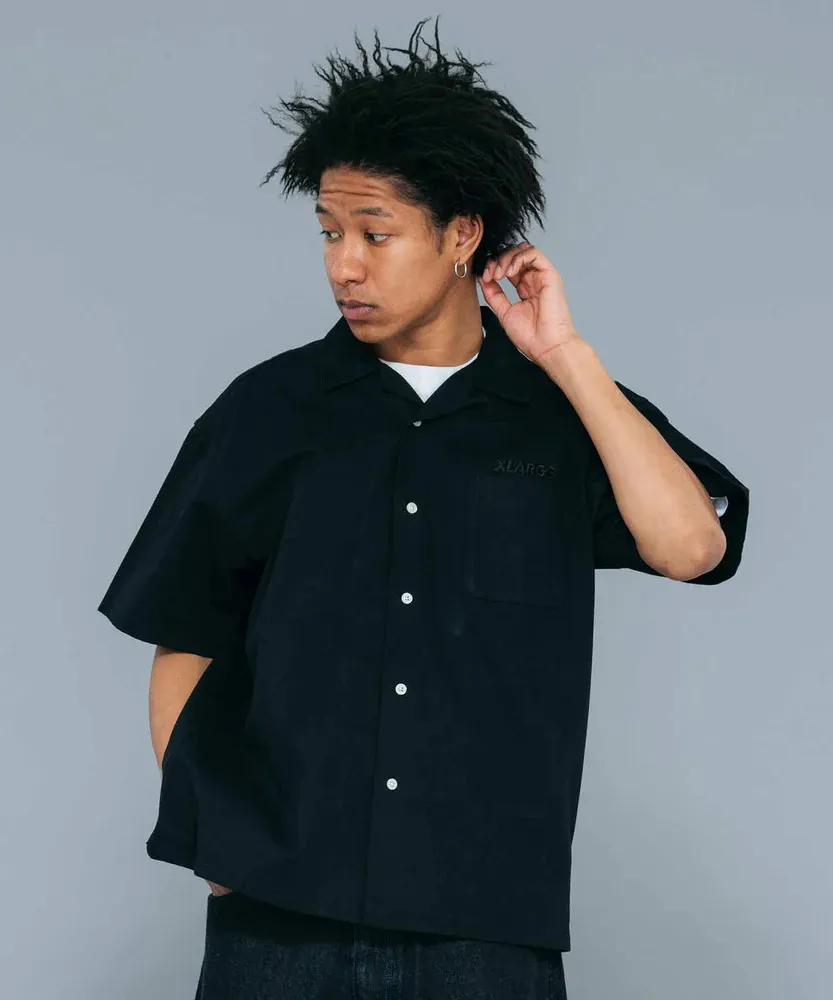 X-Large  |Unisex Street Style Plain Oversized Logo Shirts