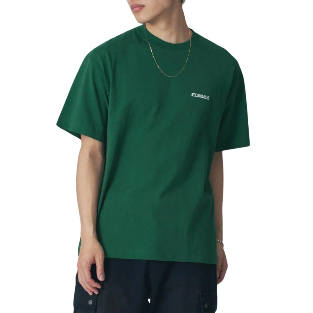 X-Large  |Unisex Street Style U-Neck Plain Cotton Short Sleeves