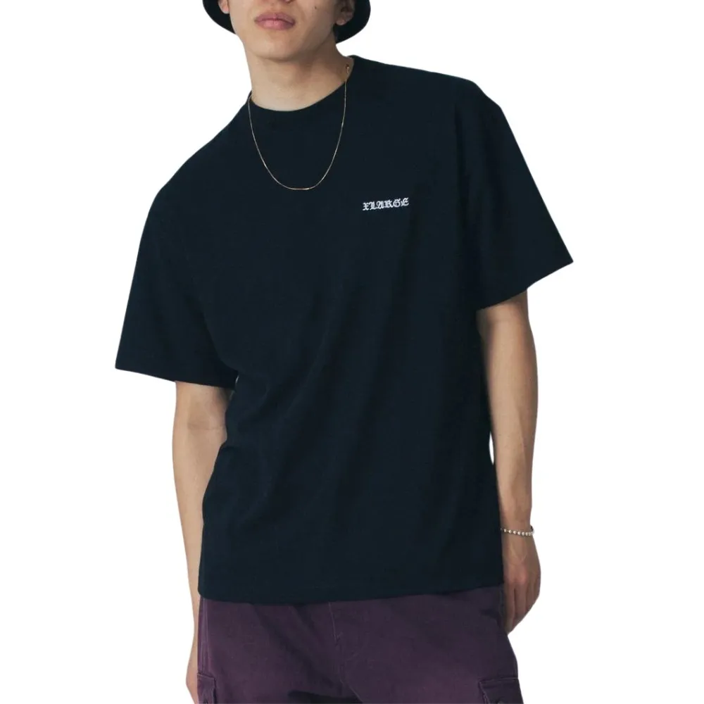 X-Large  |Unisex Street Style U-Neck Plain Cotton Short Sleeves