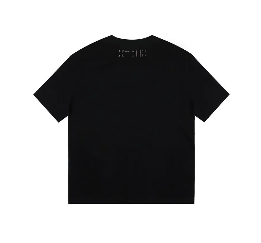 XTONZ  |Unisex U-Neck Cotton Oversized Logo T-Shirts