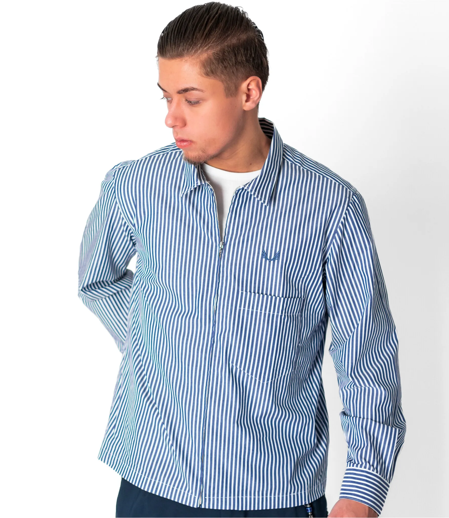 Zumo Oversized Shirts MANTIA NavyWhite